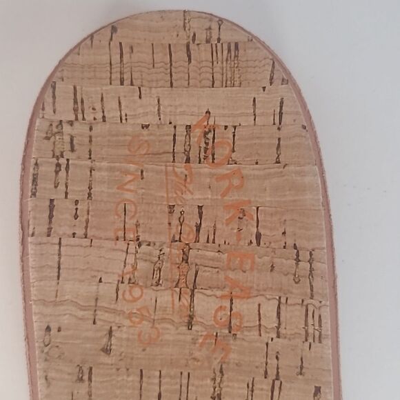 Kork Ease Brigit Slide Slide Sandals Orange Leather Size 10M NWOB - Picture 14 of 16